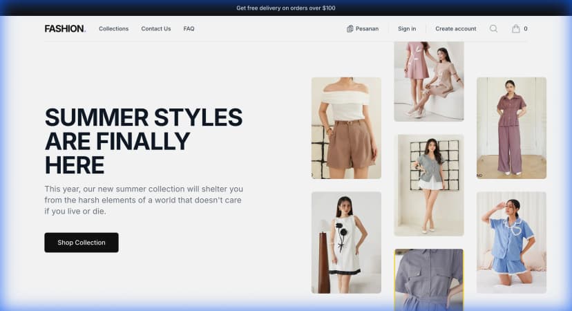 Fashion E-commerce Website